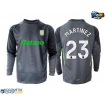 Moški Nogometni dresi Aston Villa Emiliano Martinez #23 Vratar Domači 2025-26 Dolgi Rokav